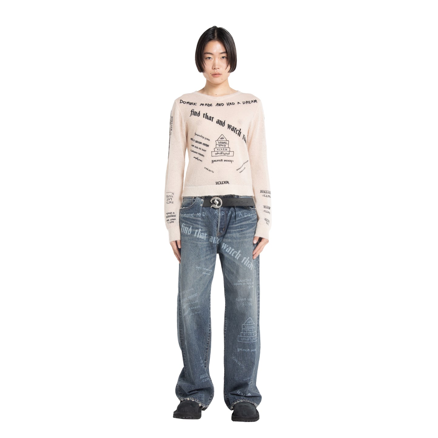"TATTOO" Mohair Tite Knit