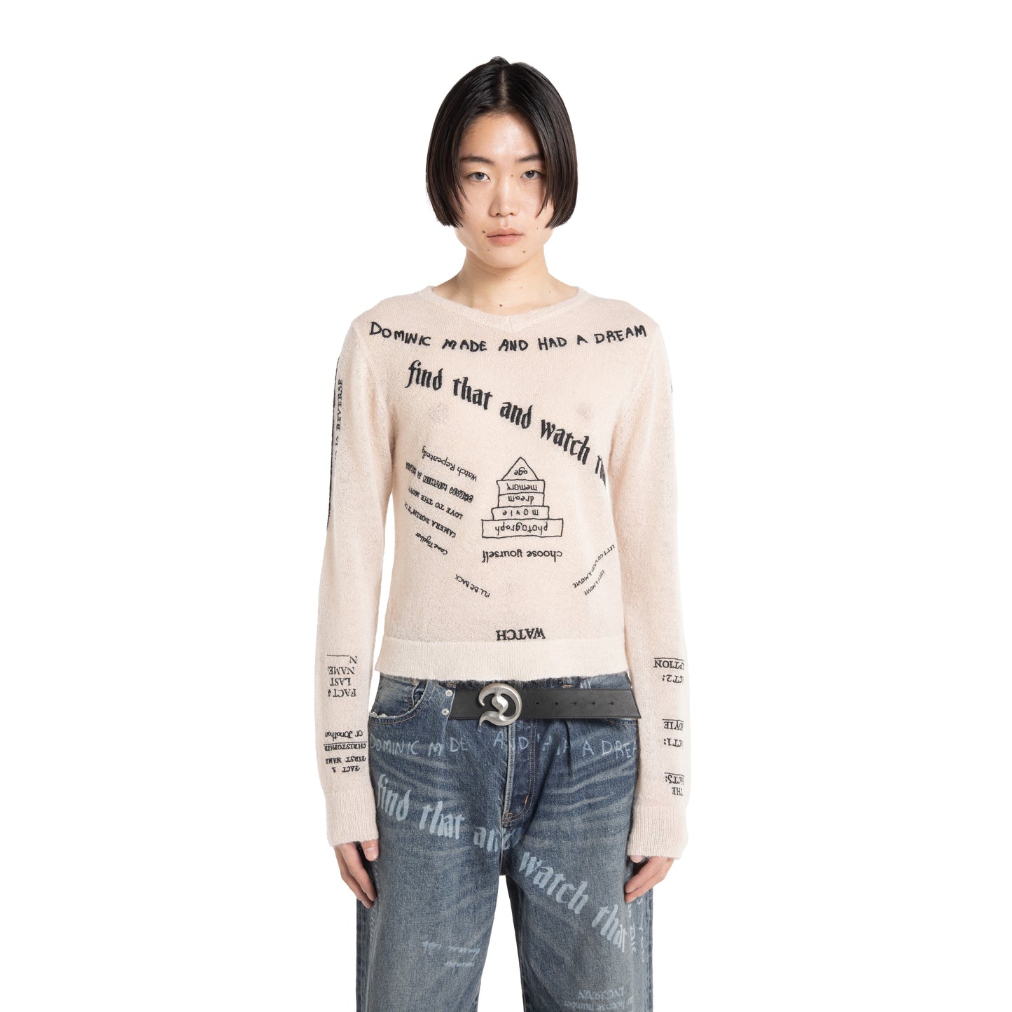 "TATTOO" Mohair Tite Knit