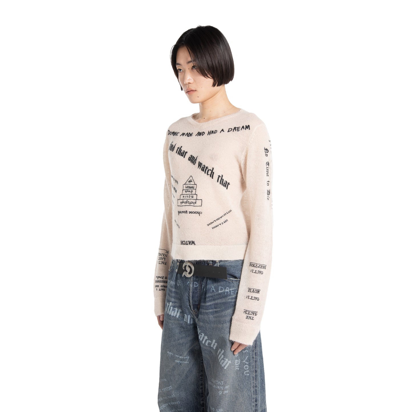 "TATTOO" Mohair Tite Knit