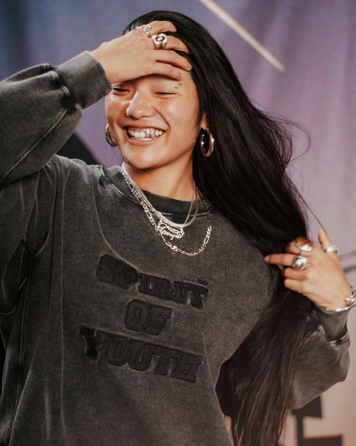 "SPIRIT OF YOUTH" CREWNECK