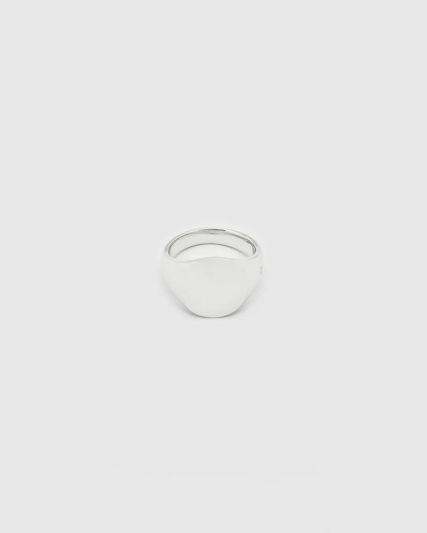 Mini Signet Oval SILVER