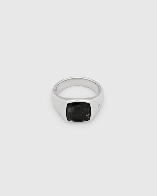 Kay Ring Black Larvikite
