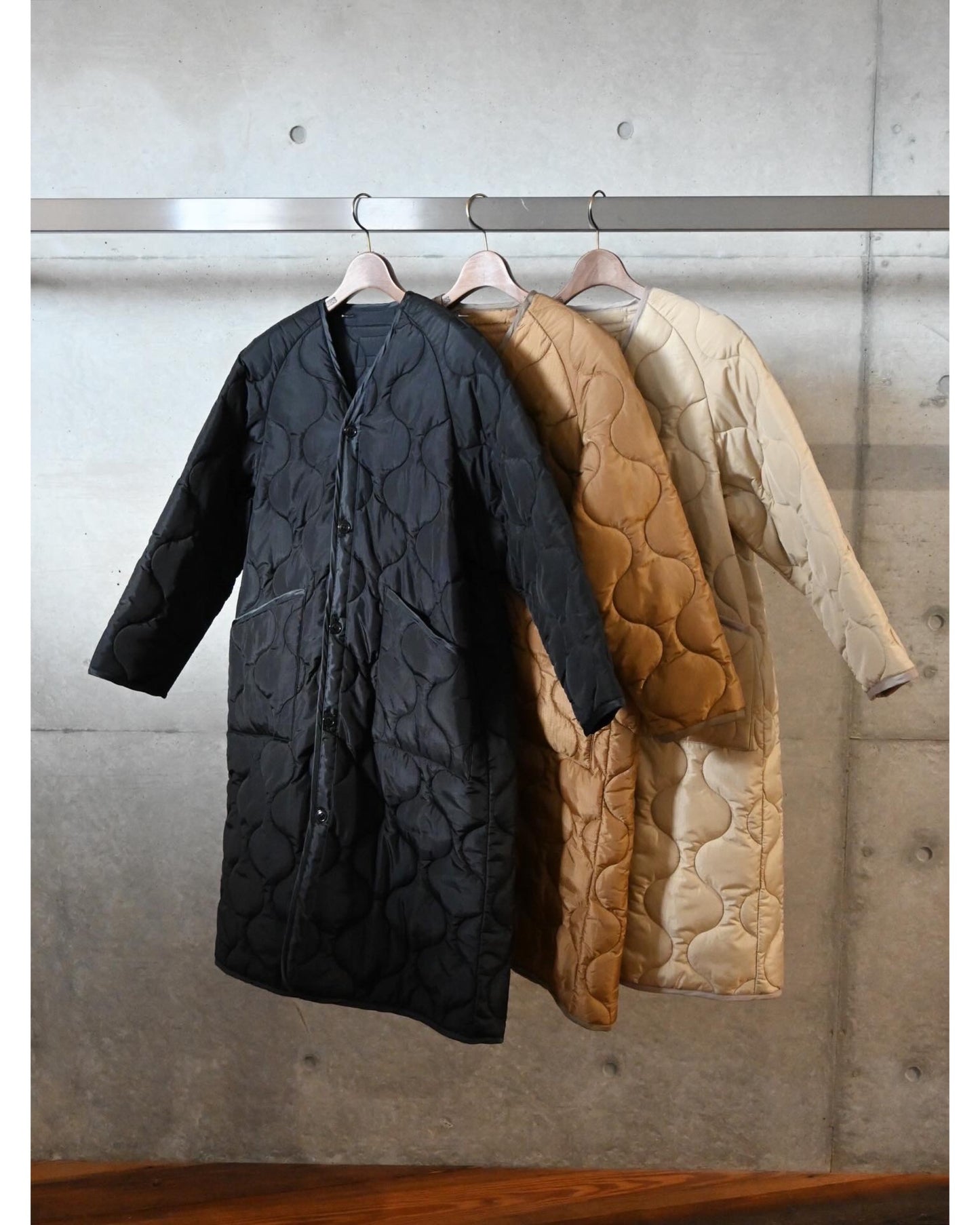 QUILTED LINER COAT 17537