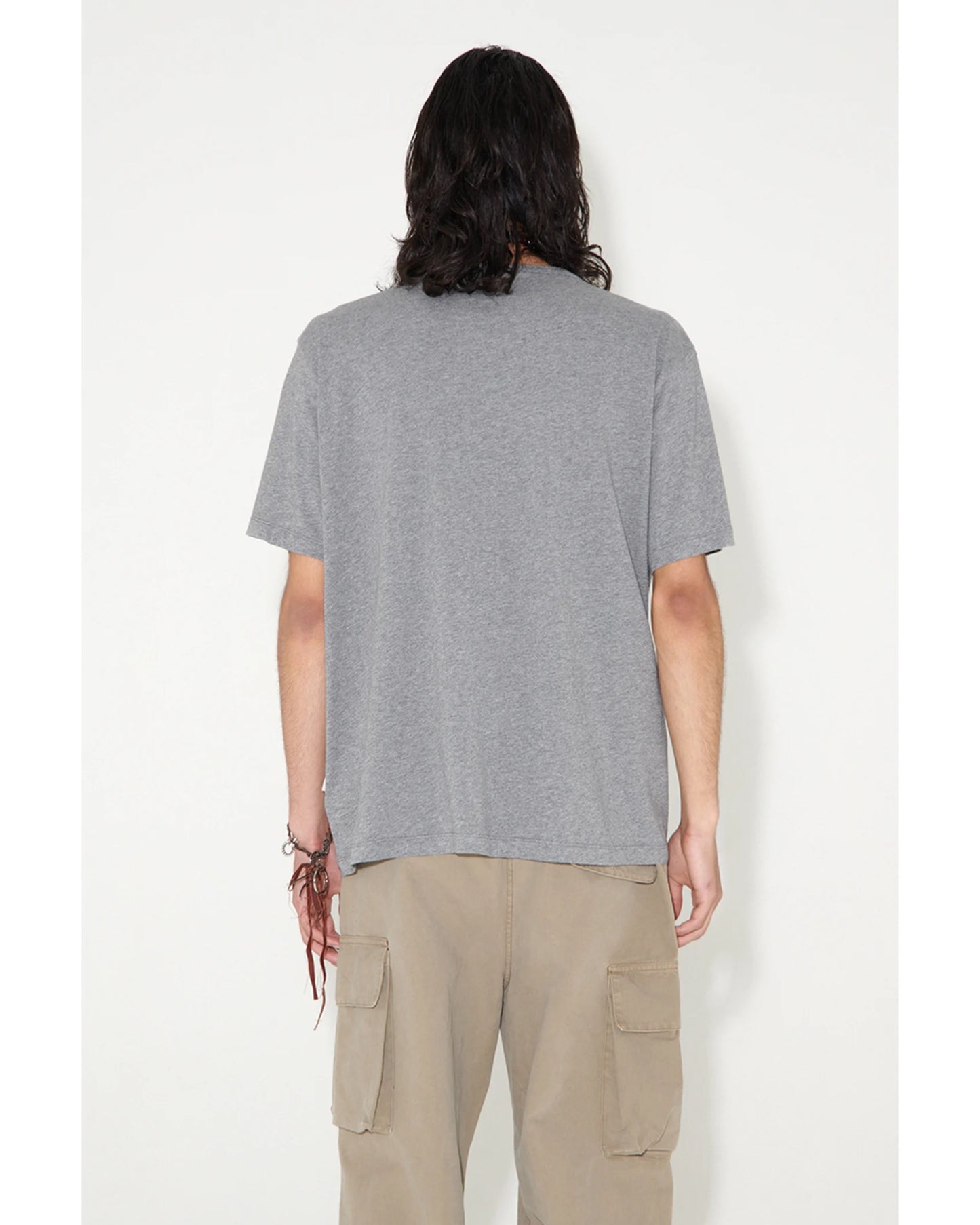 NEW BOX T-SHIRT GREY MELANGE CLEAN JERSEY