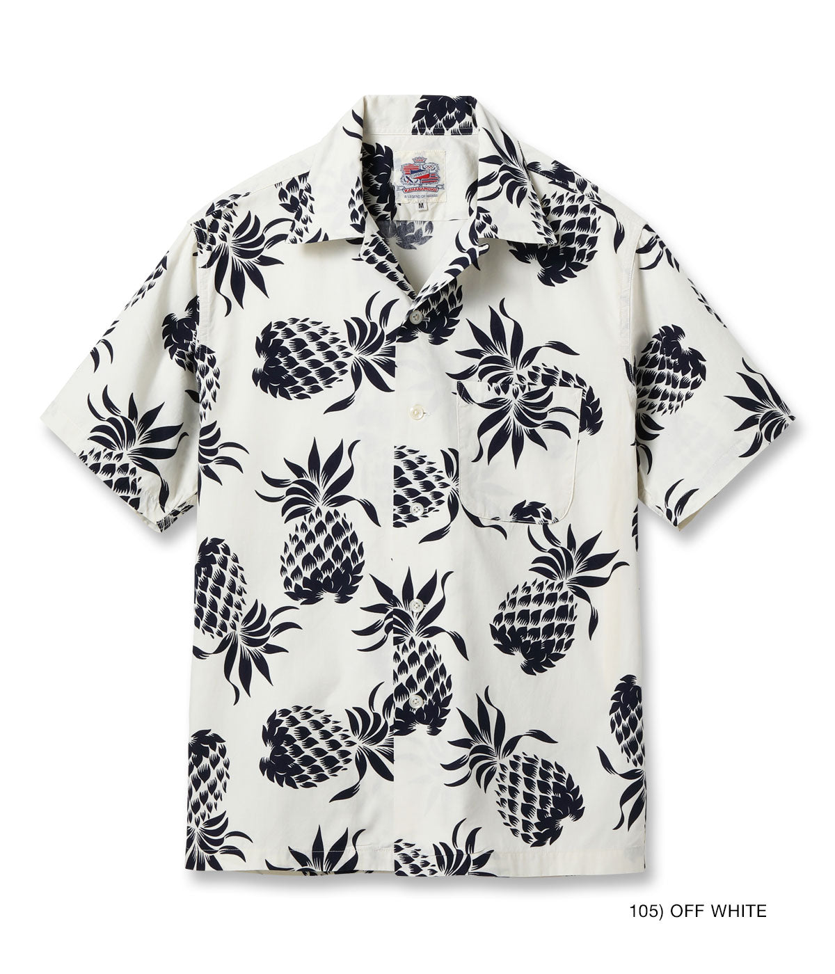 DUKE KAHANAMOKU COTTON HAWAIIAN SHIRT “DUKE'S PINEAPPLE” DK37811