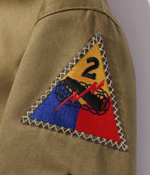 Type TANK PATCH POCKET “BUZZ RICKSON CO. 2nd ARMOR DIVISION”