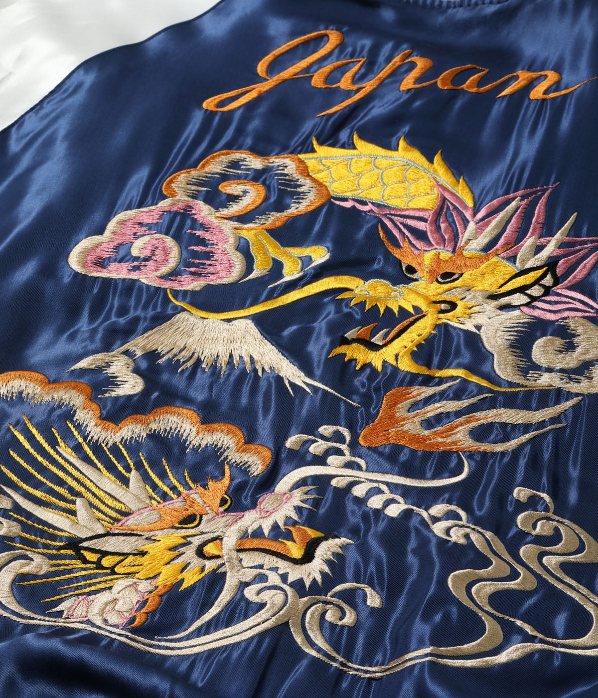 Mid 1950s Style Acetate Souvenir Jacket “BLACK TIGER” × “DUELLING DRAGONS” TT15682-105