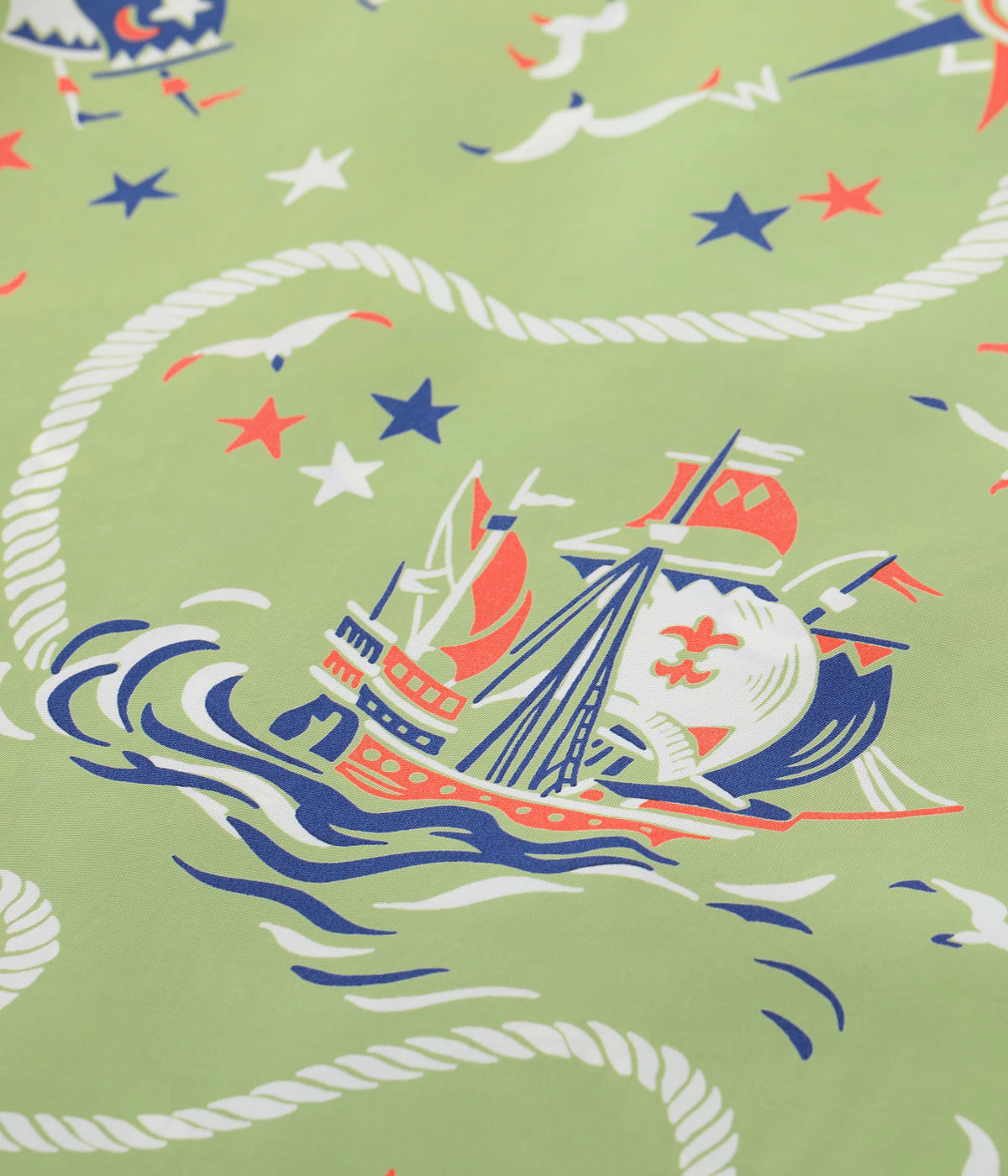 RAYON HAWAIIAN SHIRT “AGE OF DISCOVERY” SS39429