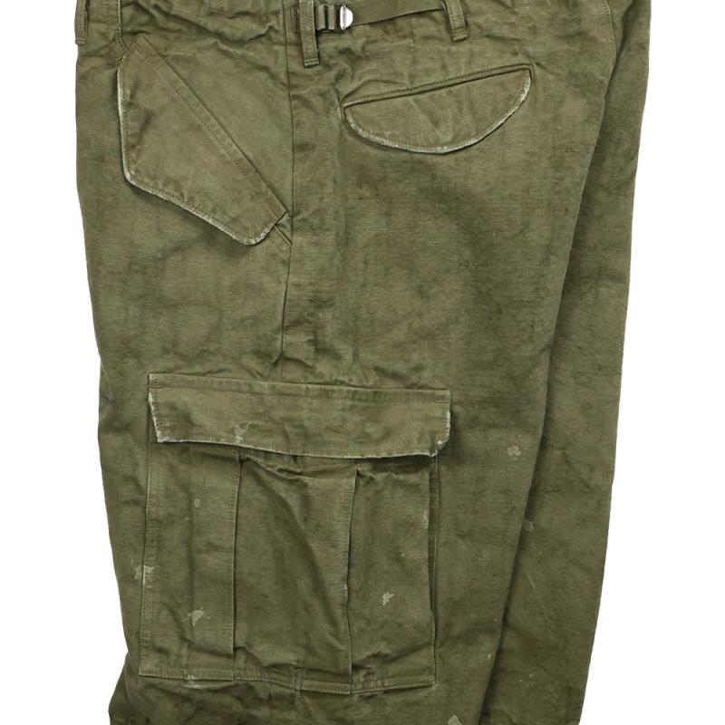 Tent Cloth Field Cargo Shorts VE (Vintage Effect)