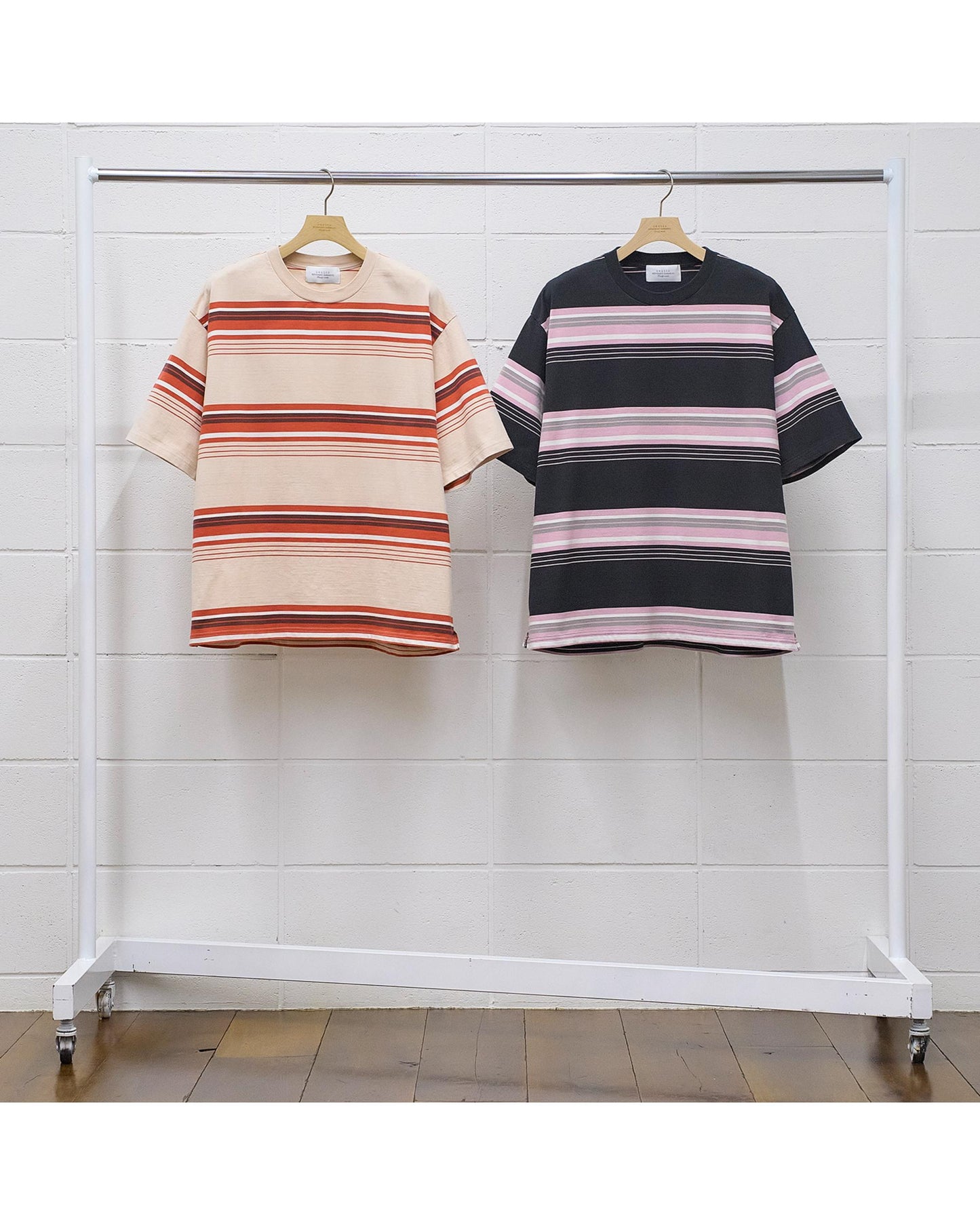 US2433 Short sleeve border T-shirt