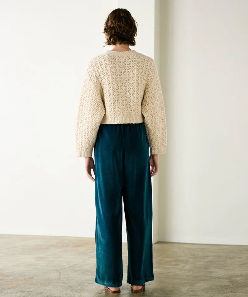 crochet double knit cardigan