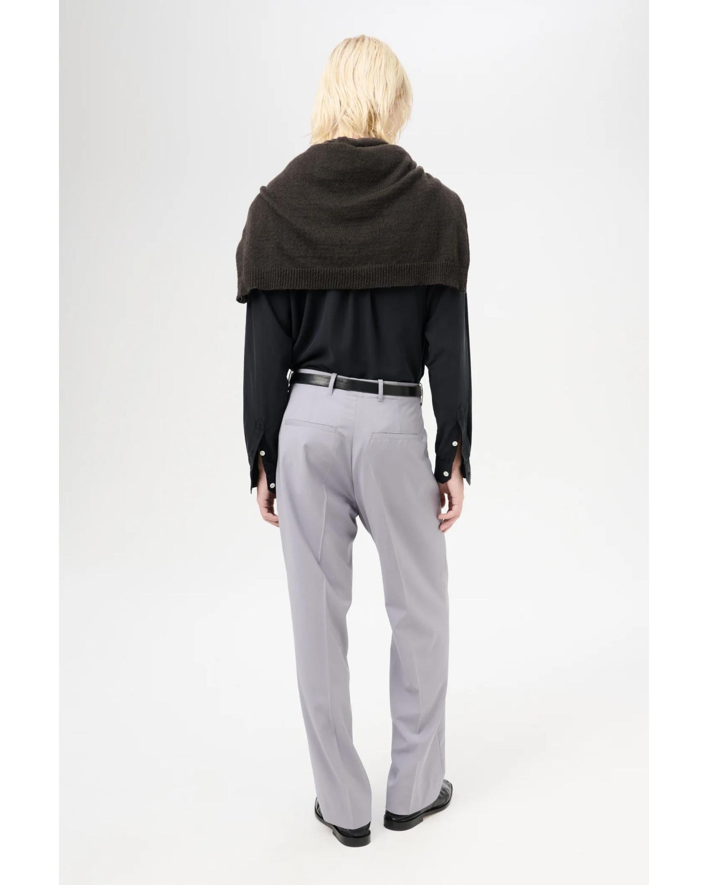 BORROWED CHINO Dusty Lavender High Twist Wool
