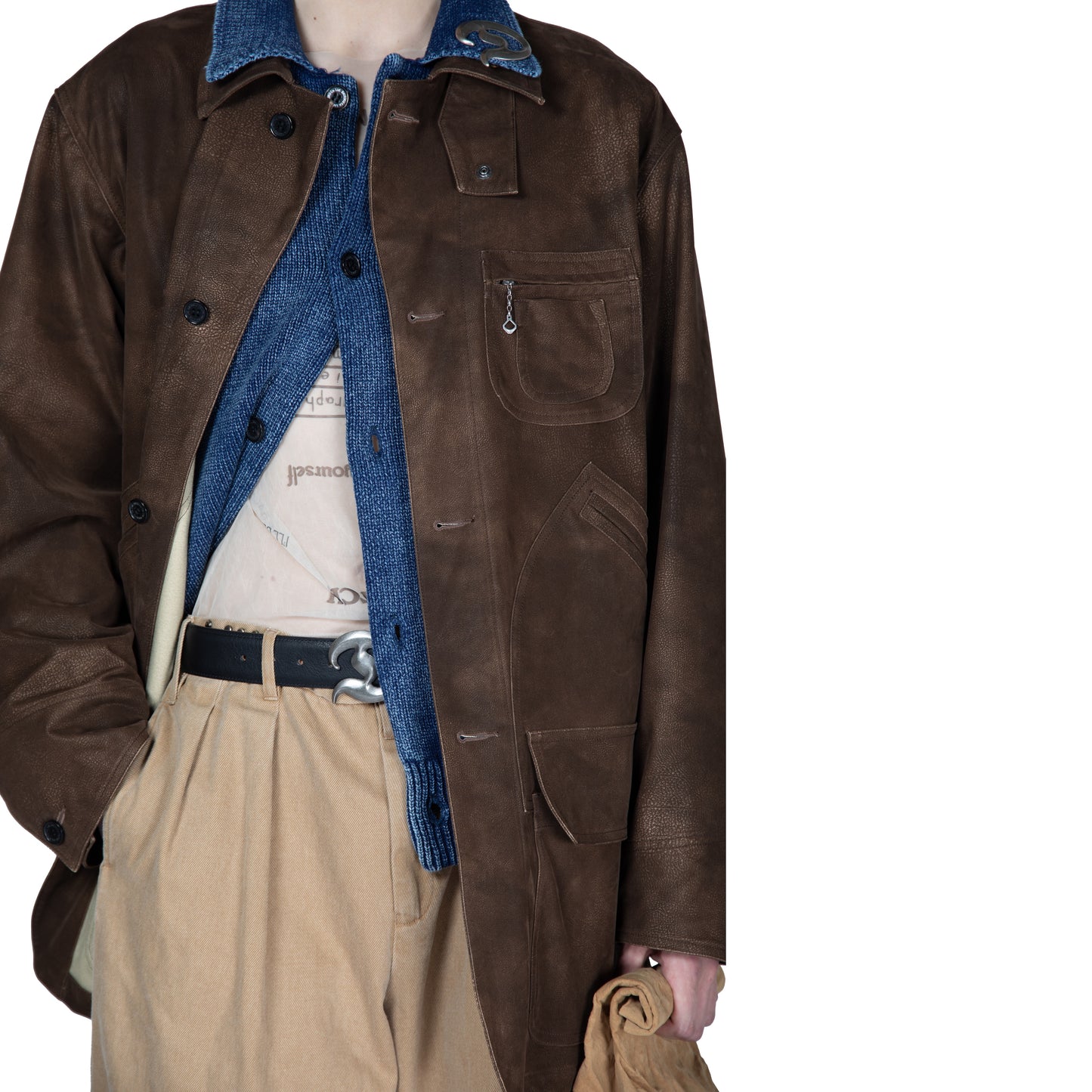 Artificial Leather Hunting Jacket