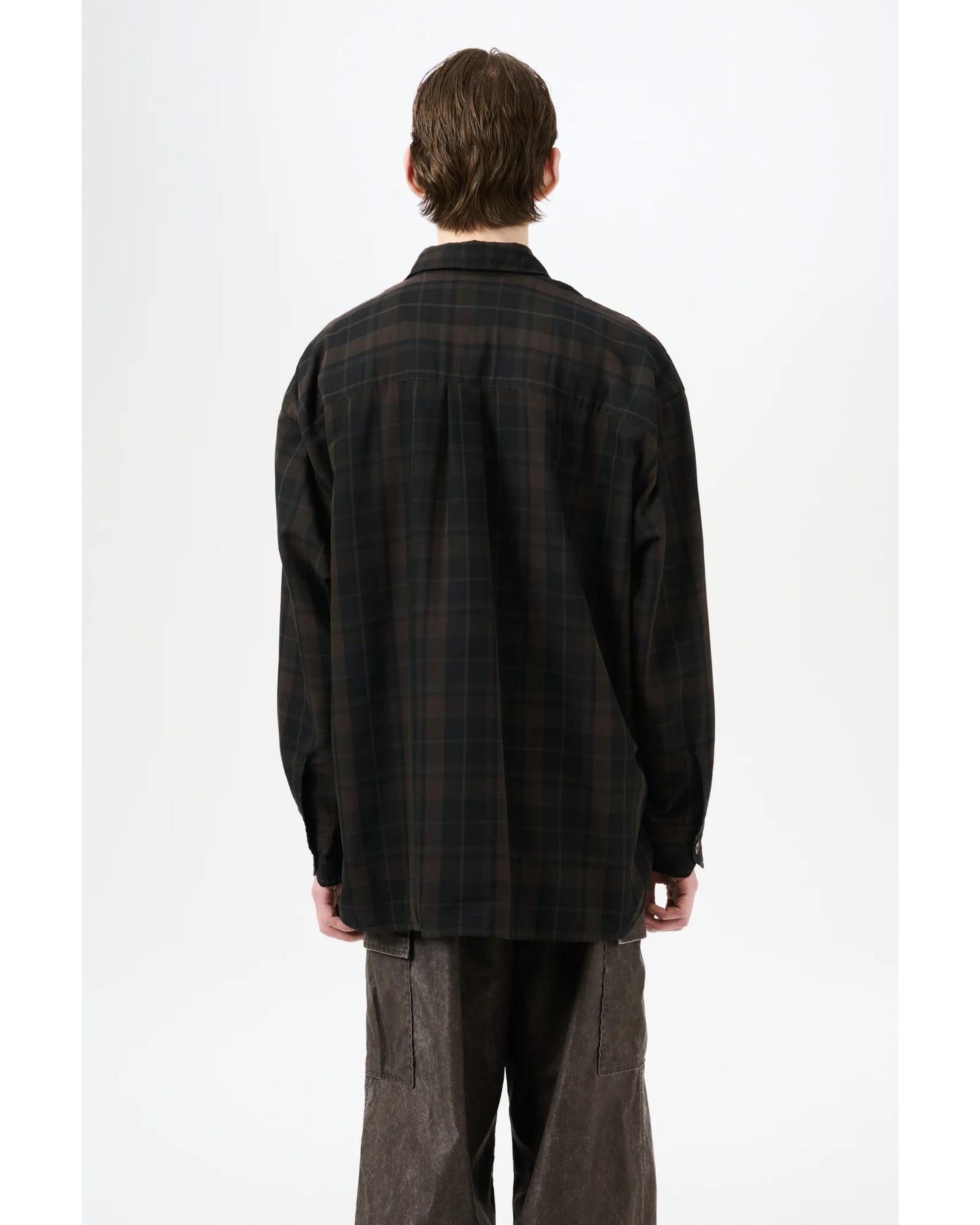 BORROWED SHIRT Black Sheer Shadow
