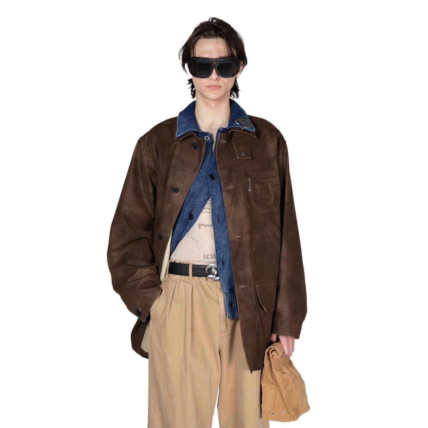 Artificial Leather Hunting Jacket