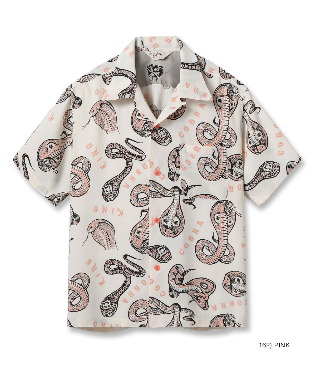 HIGH DENSITY RAYON OPEN SHIRT “KING COBRA” by VINCE RAY SH39488