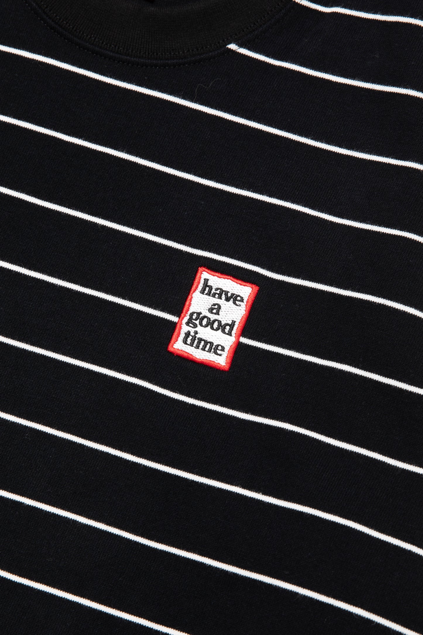 MINI FRAME EMB STRIPED L/S TEE
