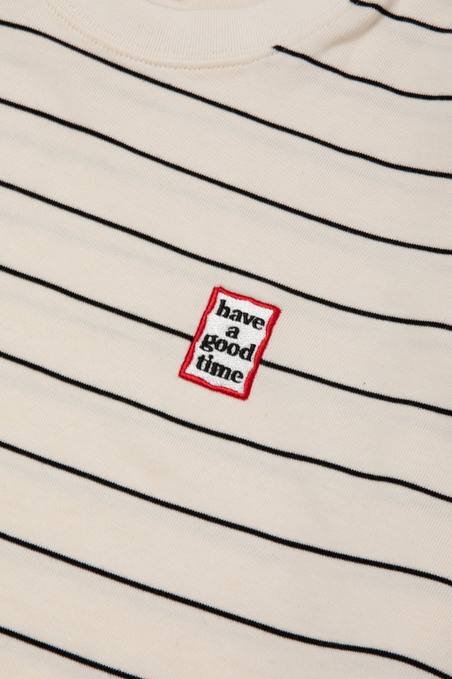 MINI FRAME EMB STRIPED L/S TEE
