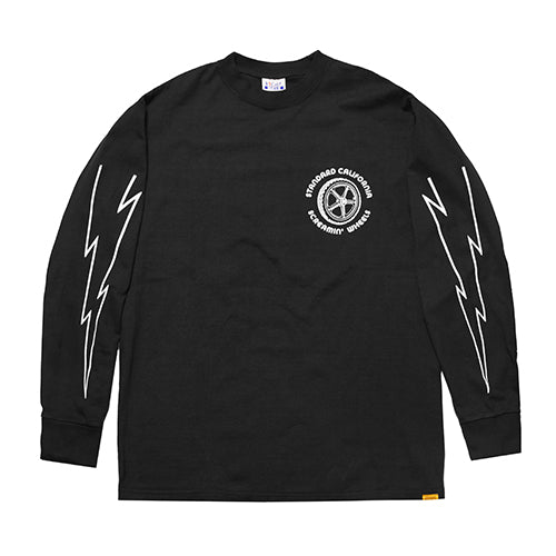 Screamin' Wheels × SD Old School Lightning Long Sleeve T