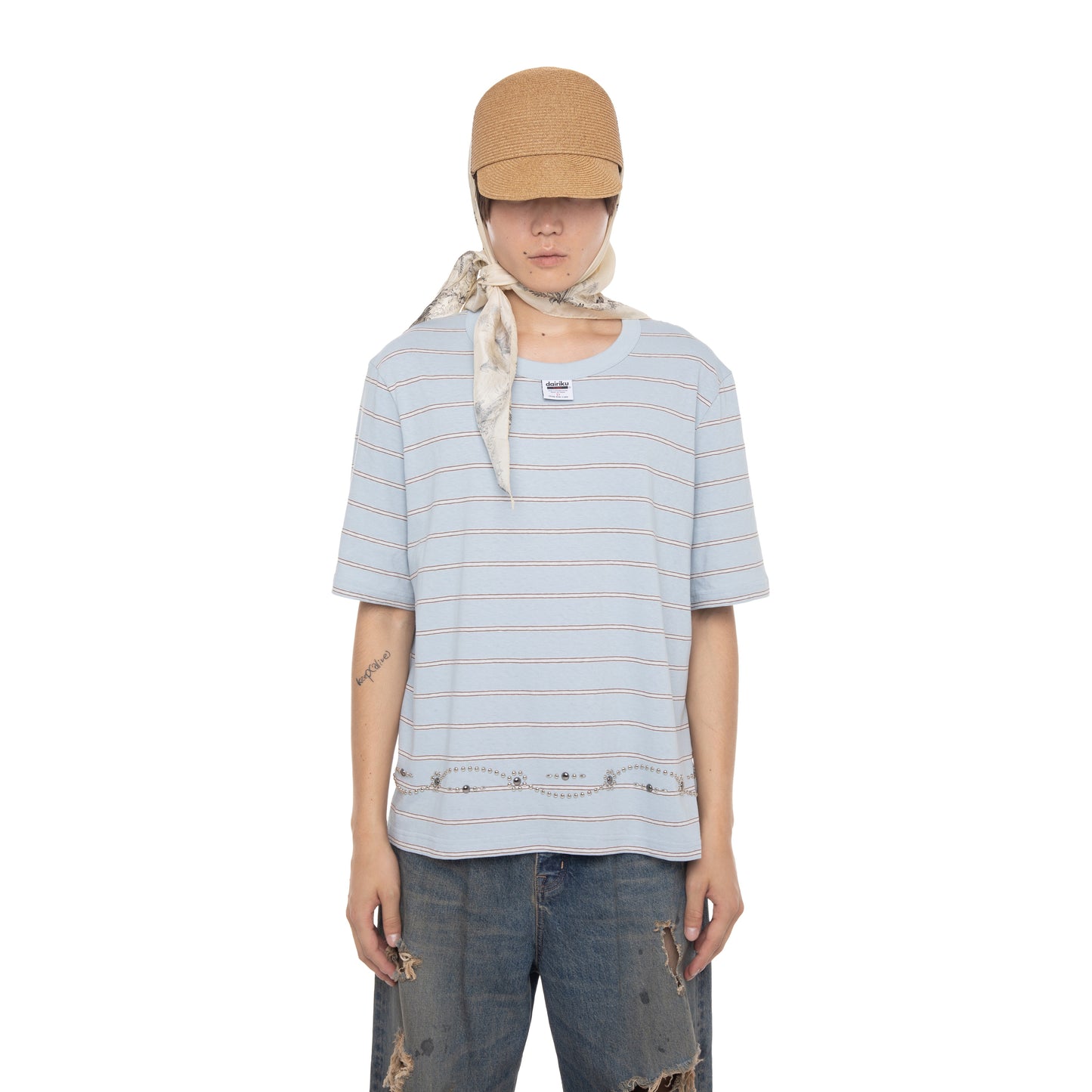 "Waist Studs" Border H-S Tee