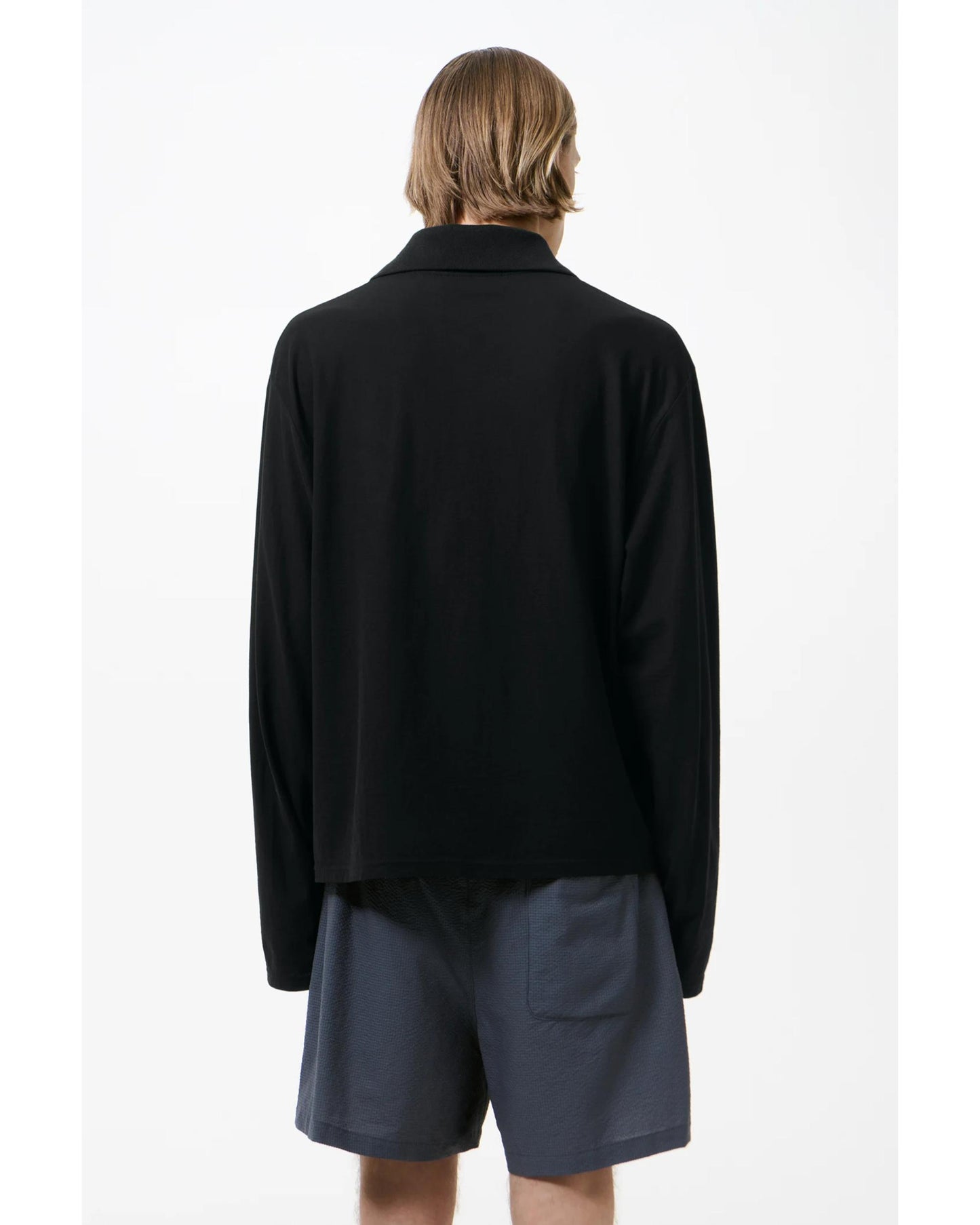 RUGBY LONGSLEEVE BLACK M2266RB