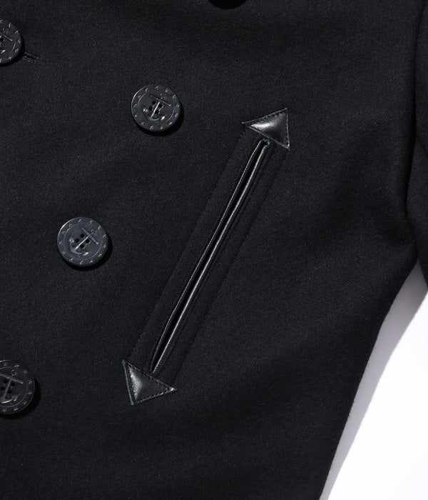 WILLIAM GIBSON COLLECTION Type BLACK PEA COAT