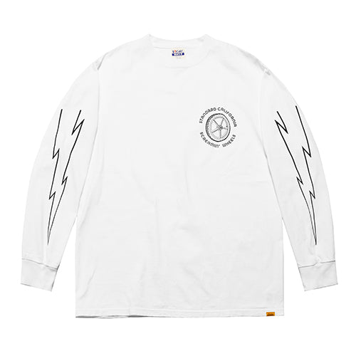 Screamin' Wheels × SD Old School Lightning Long Sleeve T