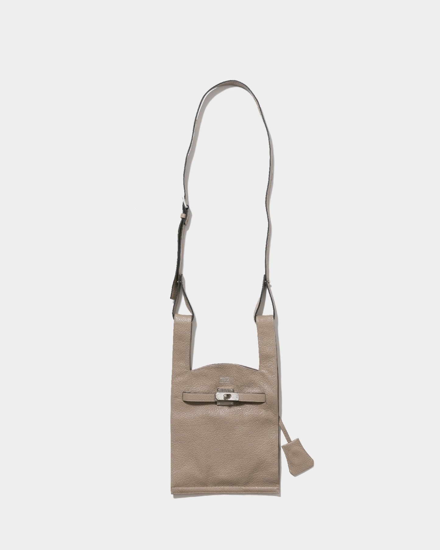 market shoulder bag in shrink leather