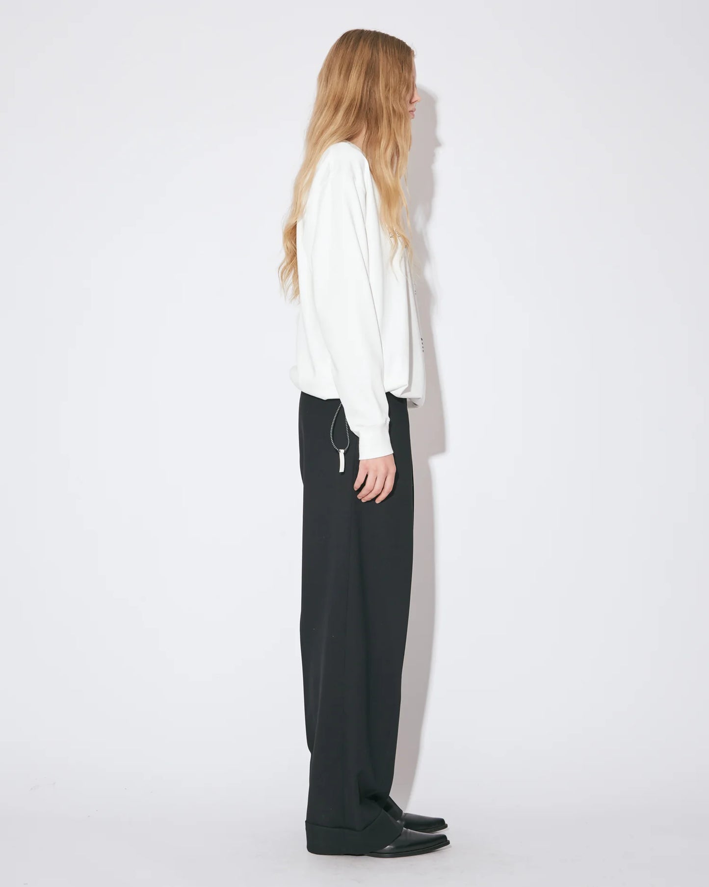 suvin compact jersey bp embroidery top