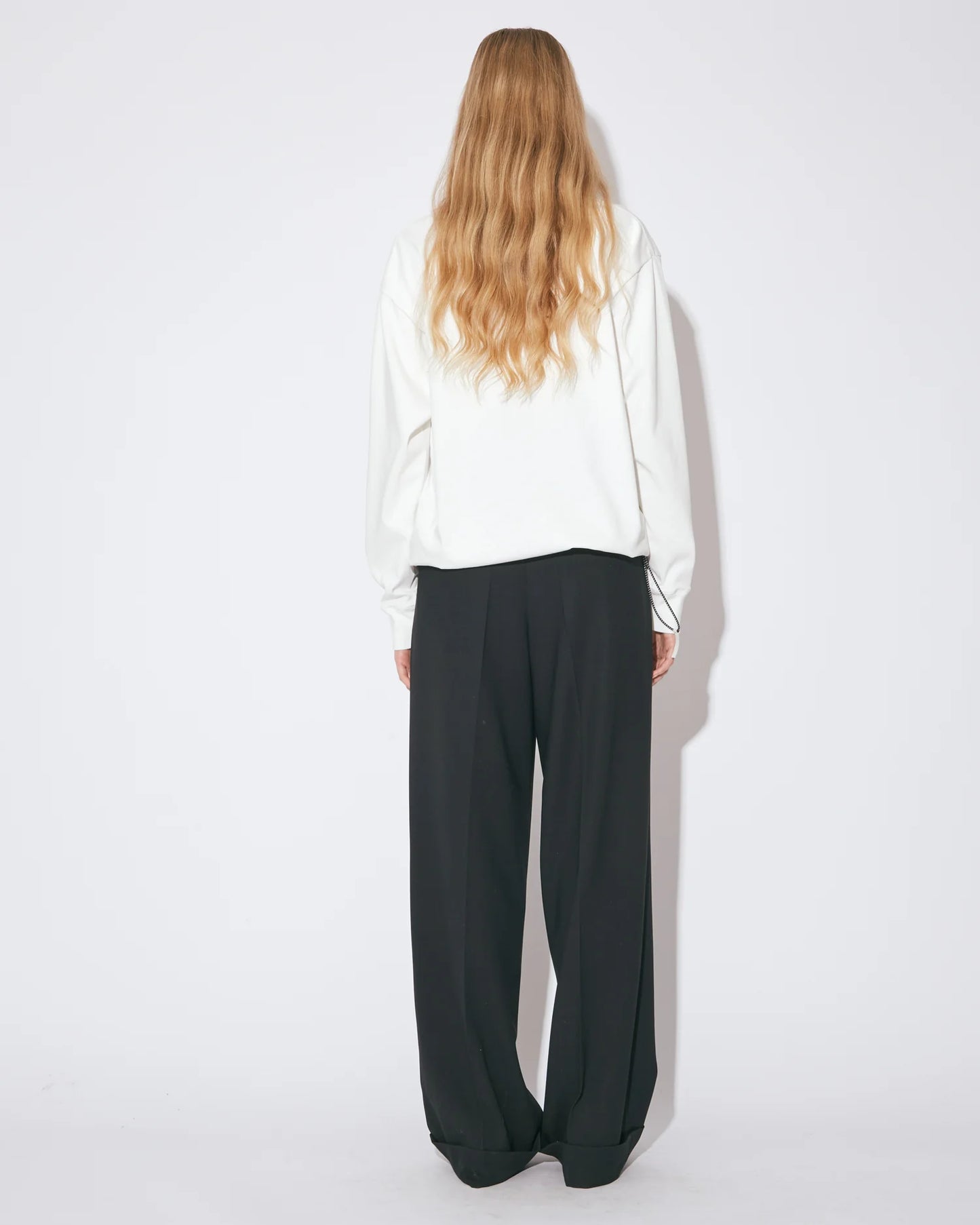 suvin compact jersey bp embroidery top