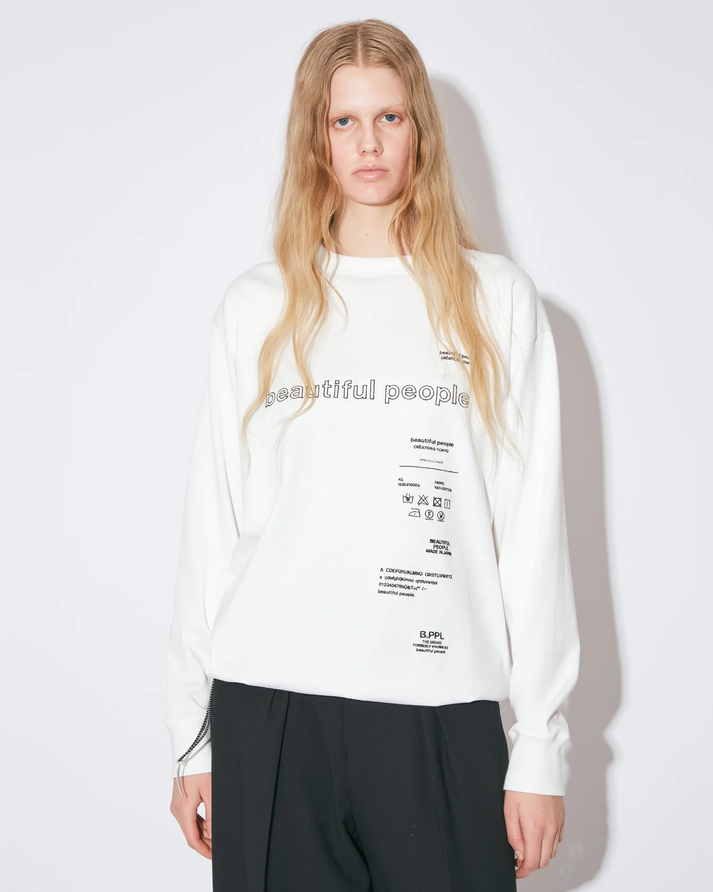suvin compact jersey bp embroidery top