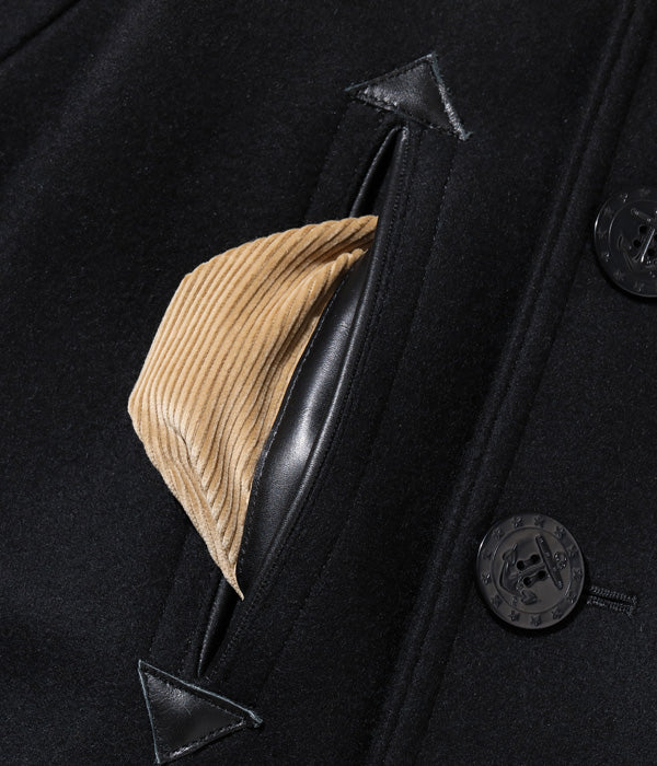WILLIAM GIBSON COLLECTION Type BLACK PEA COAT