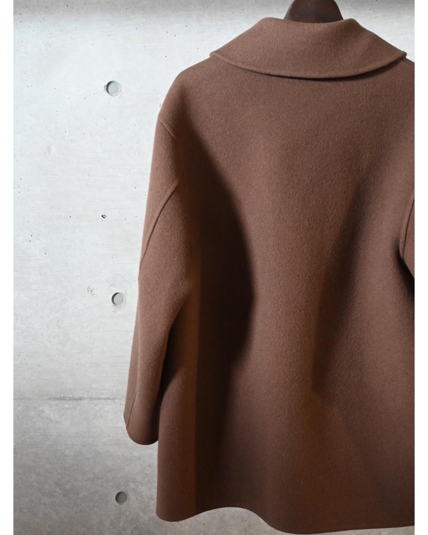 DOUBLE FACE SHAWL COLLAR COAT 17546