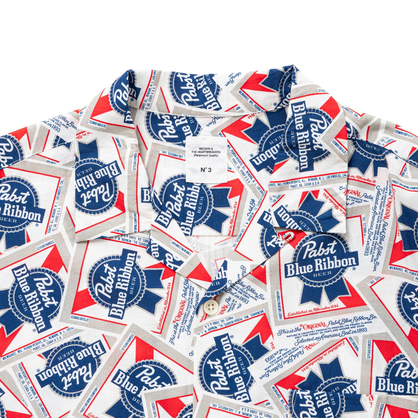 Pabst Ex. L/S OPEN COLLAR SHIRT "FIRTH"