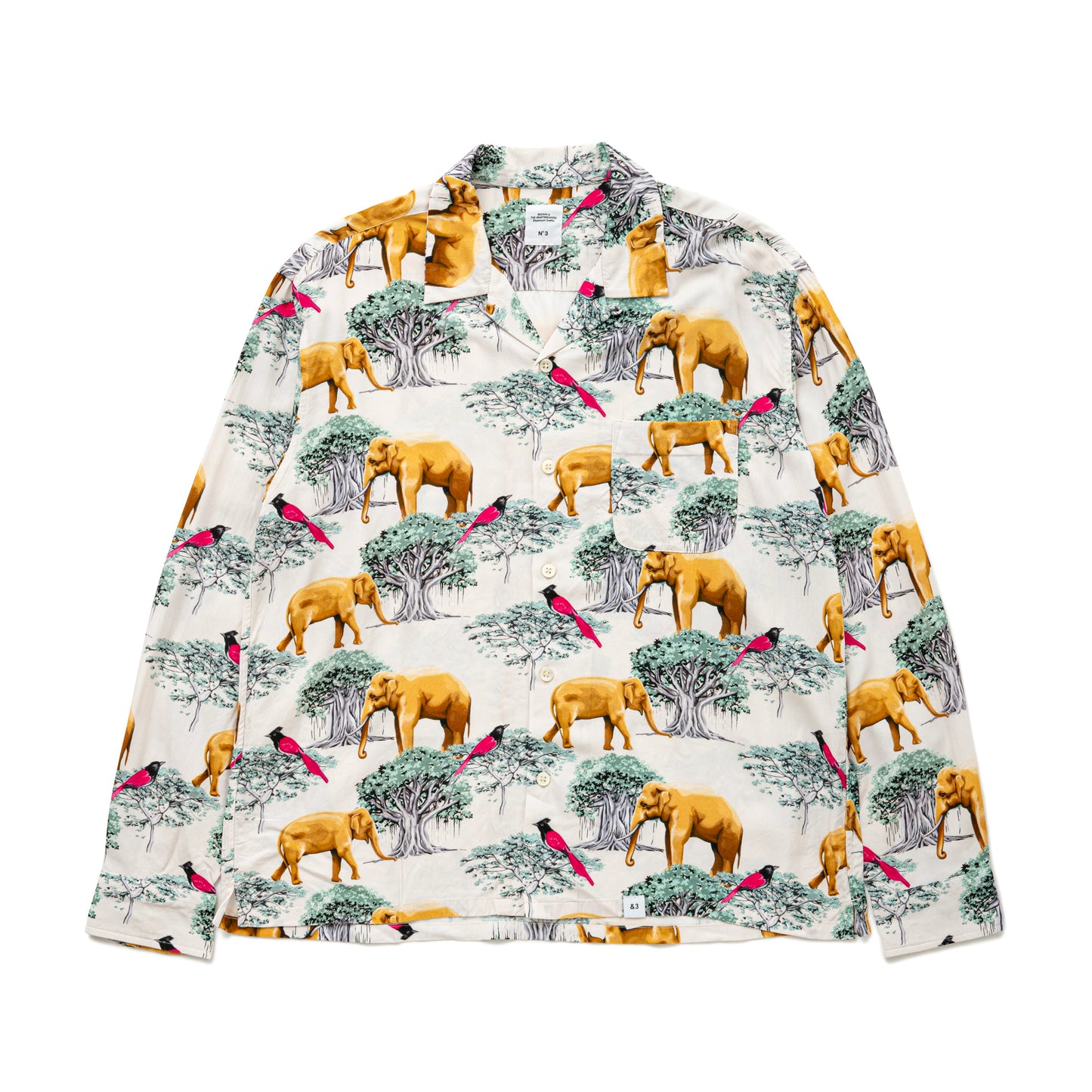L/S ORG ALOHA SHIRT "ROGERS"