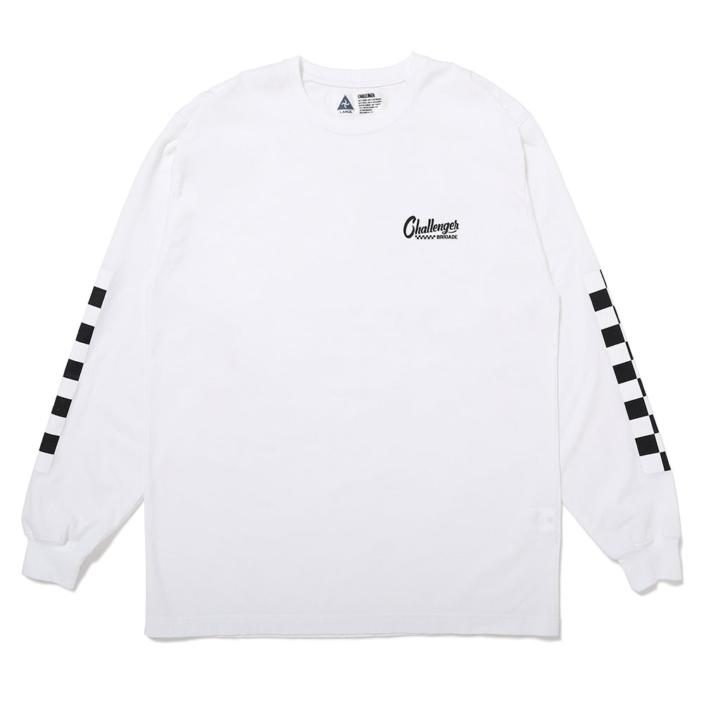 L/S CHECKER TEE