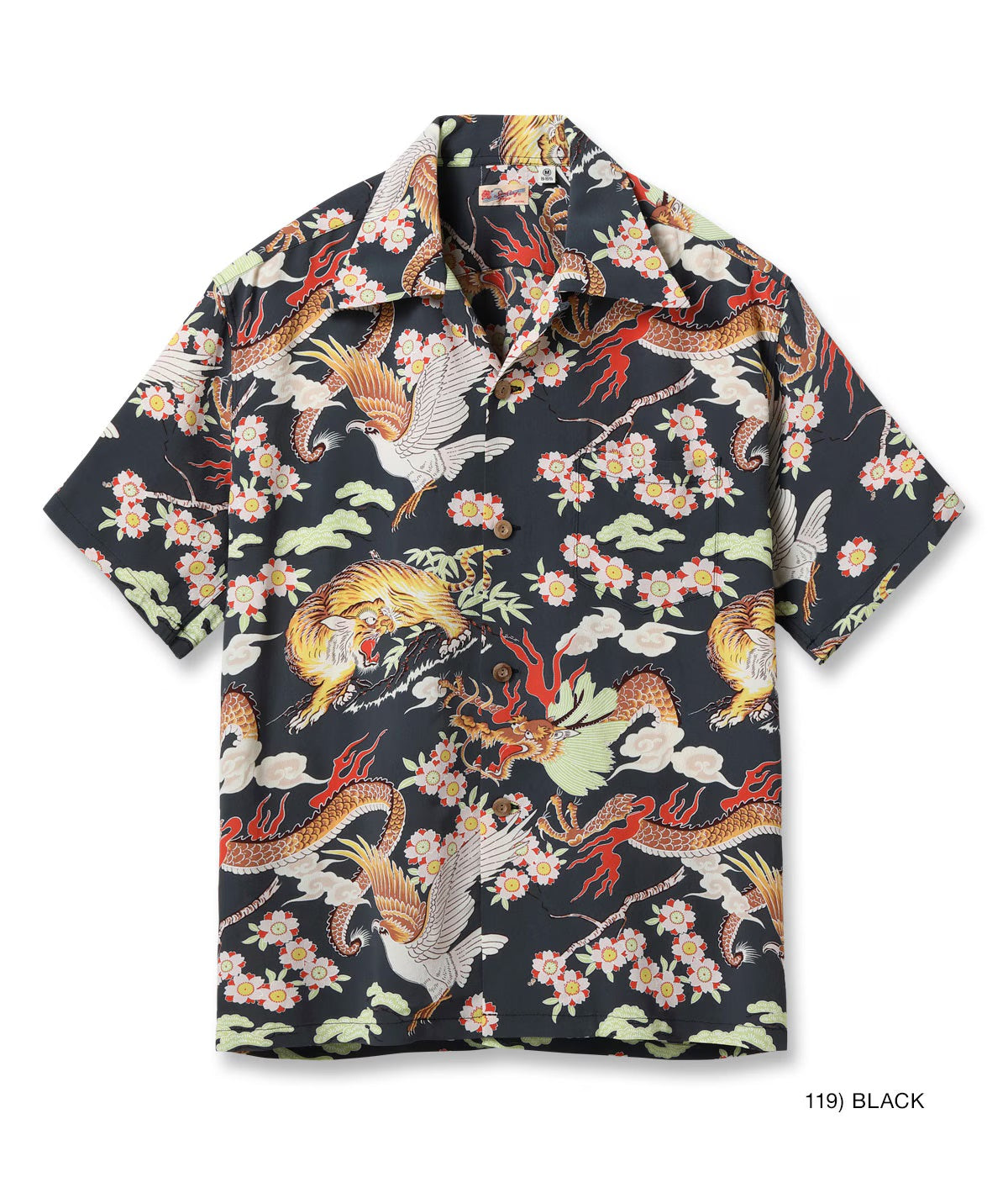 RAYON HAWAIIAN SHIRT “THE TRIANGULAR FIGHT” SS39414