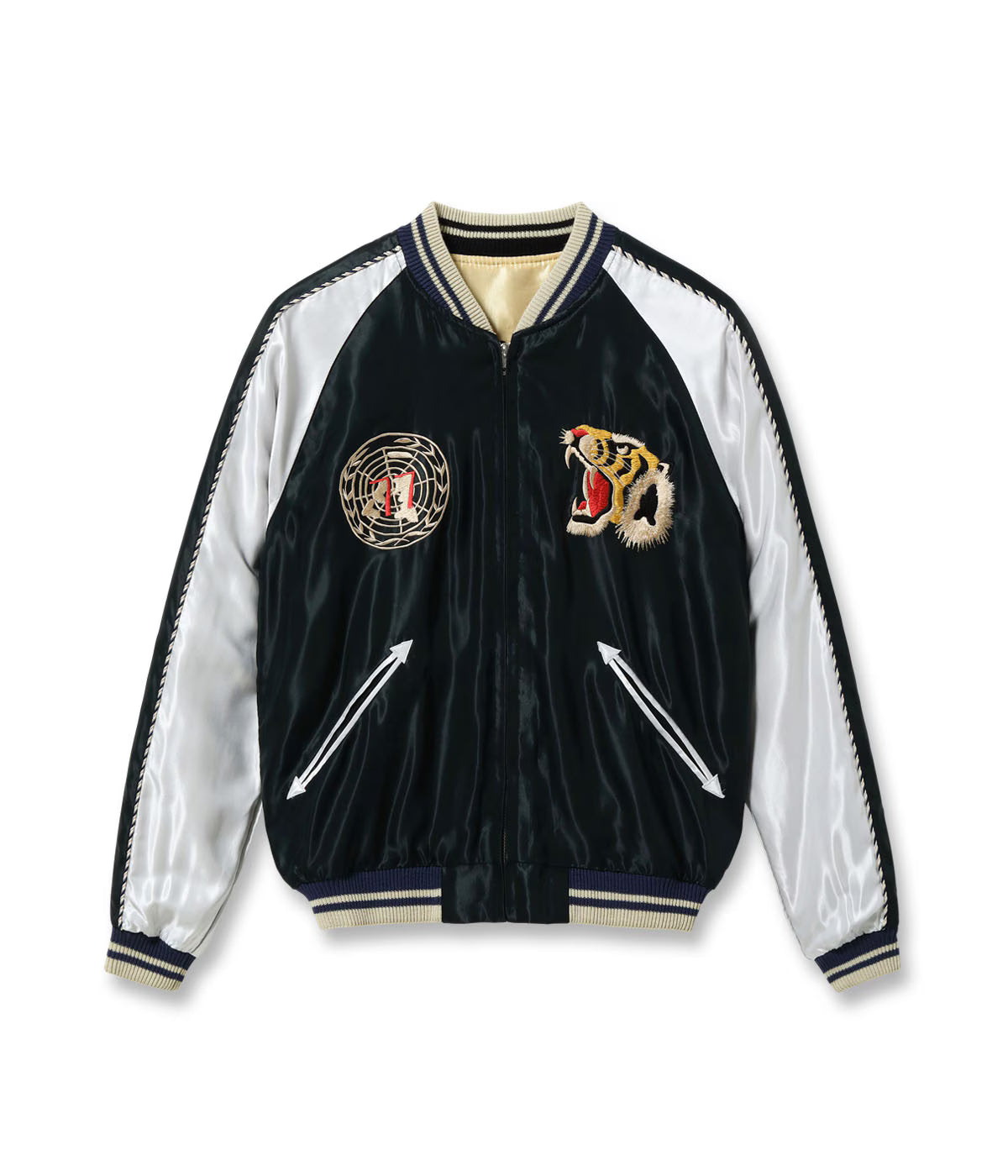 Early 1950s Style Acetate Souvenir Jacket “USS PRINCETON” × “MAIKO