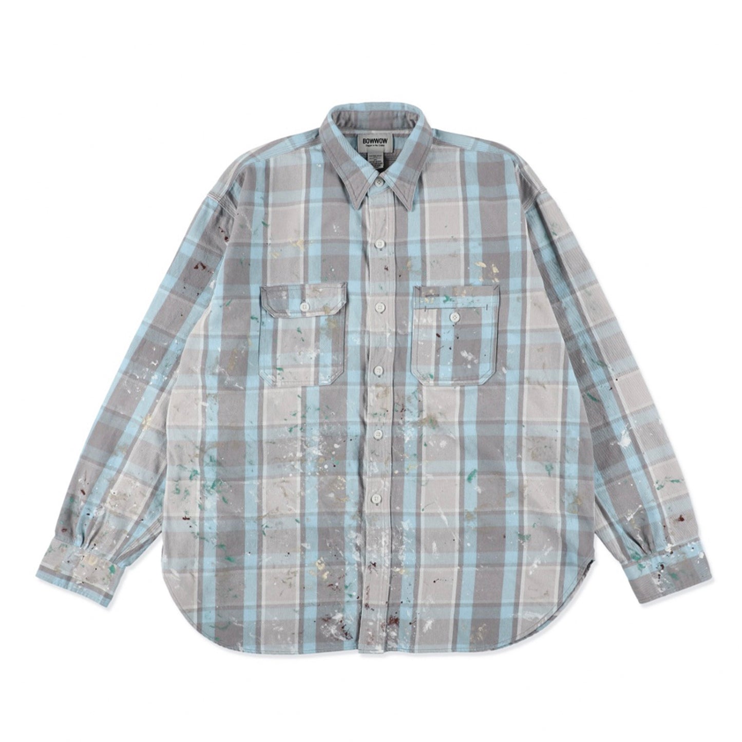 PAINTER'S PAINT STAINED FLANNEL SHIRT