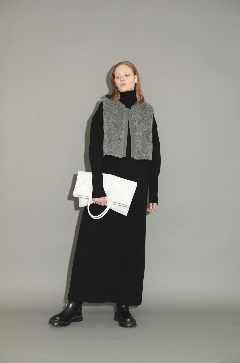 POODLE FUR SHORT GILET