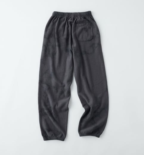 LOOPWHEEL SWEAT EASY PANTS UNEVEN DYED 49229