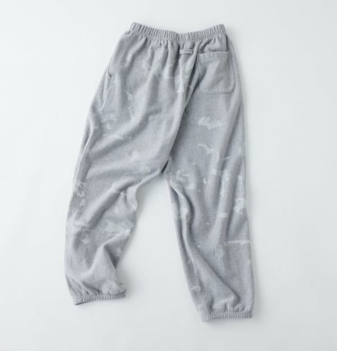 LOOPWHEEL SWEAT EASY PANTS UNEVEN DYED 49229