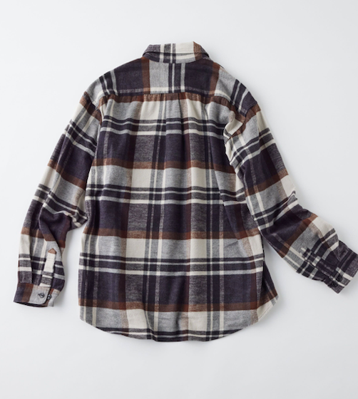 COTTON NEL CHECK REGULAR SHIRT 29137