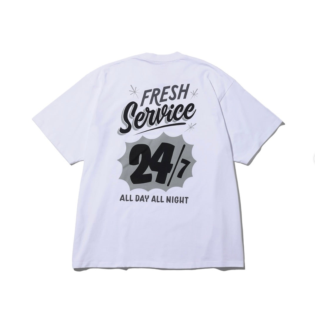 CORPORATE PRINTED S/S TEE "ALL DAY ALL NIGHT"