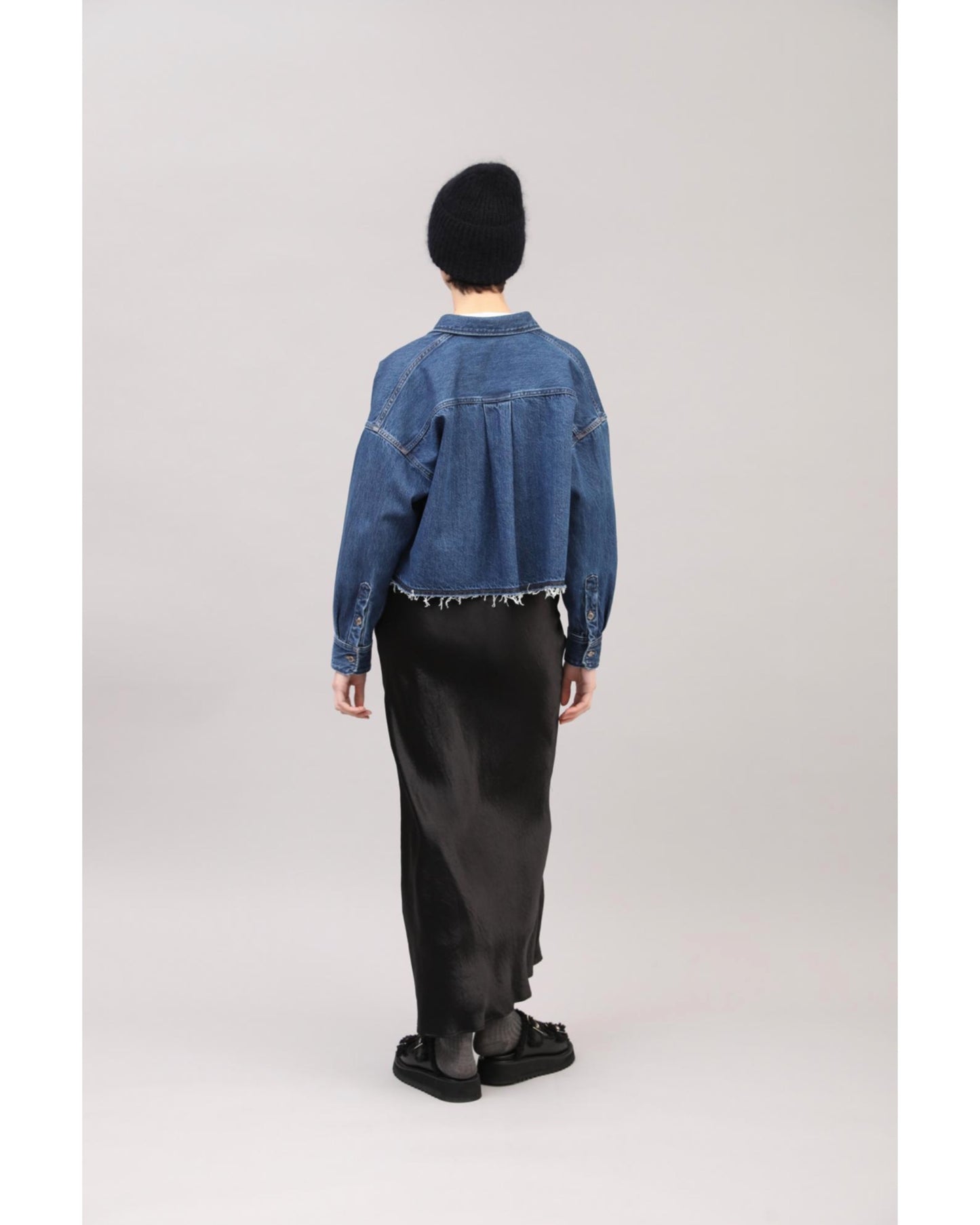 ACETATE SATIN SKIRT