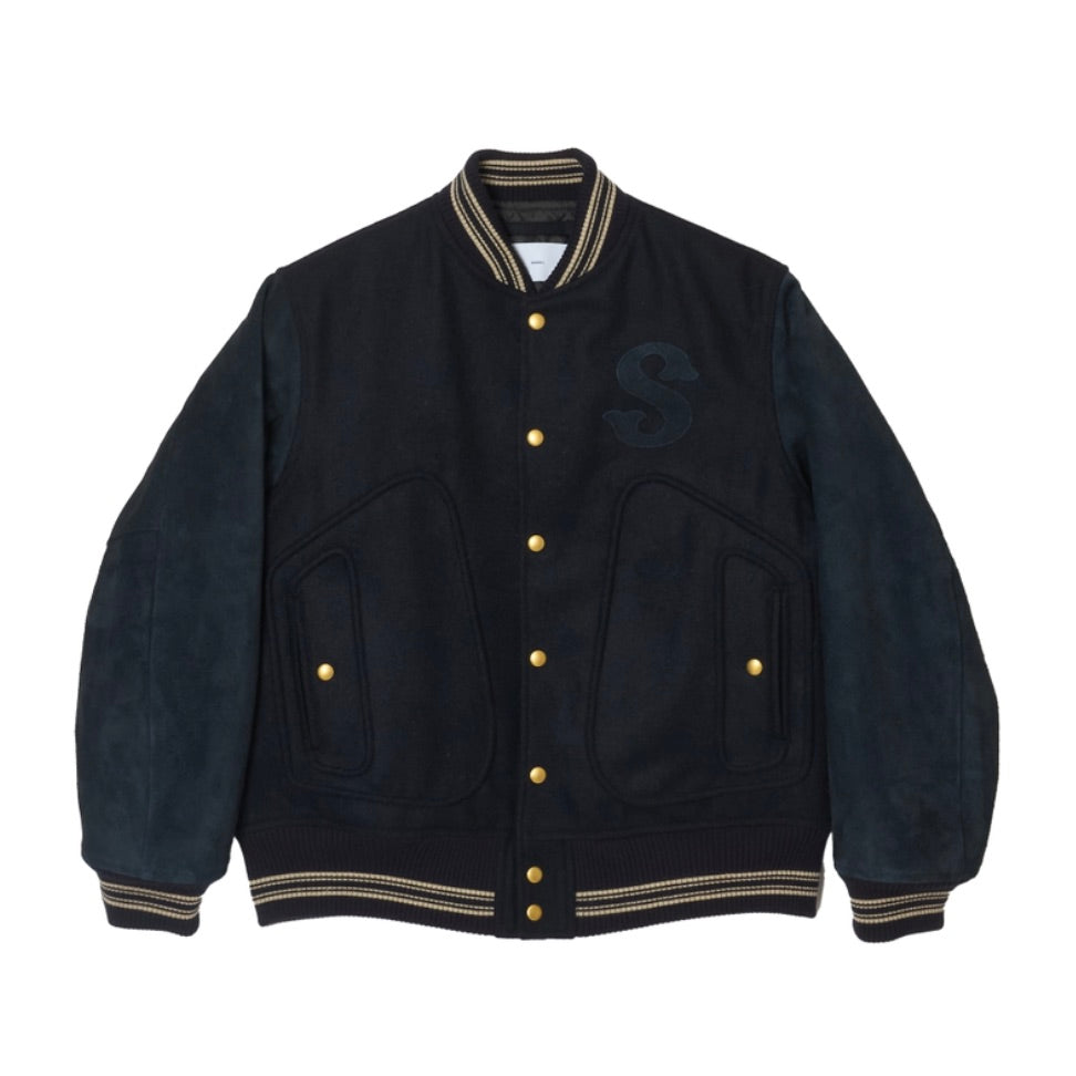 スクーカム　All Suede Leather stadium Jacket スクーカム All Suede Leather stadium Jacket スクーカム All