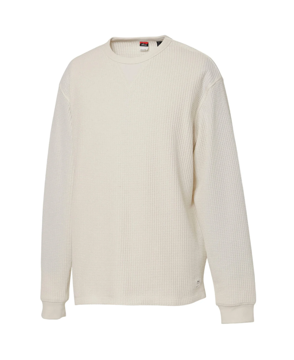 ECO HYBRID BOX WAFFLE L/S TEE
