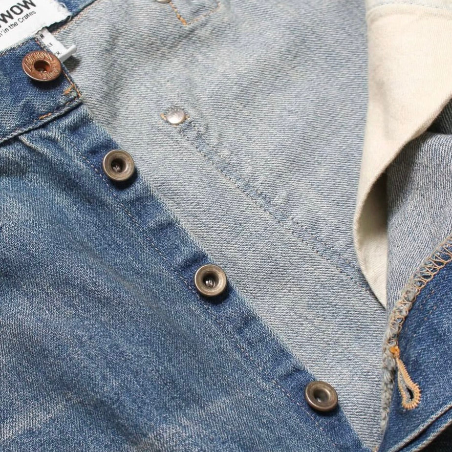 MINER'S REPAIRED DENIM WORK PANTS