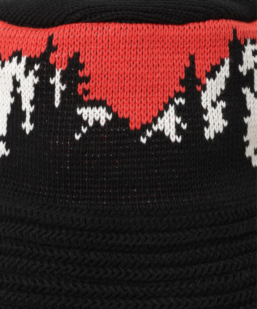 JACQUARD KNIT HAT