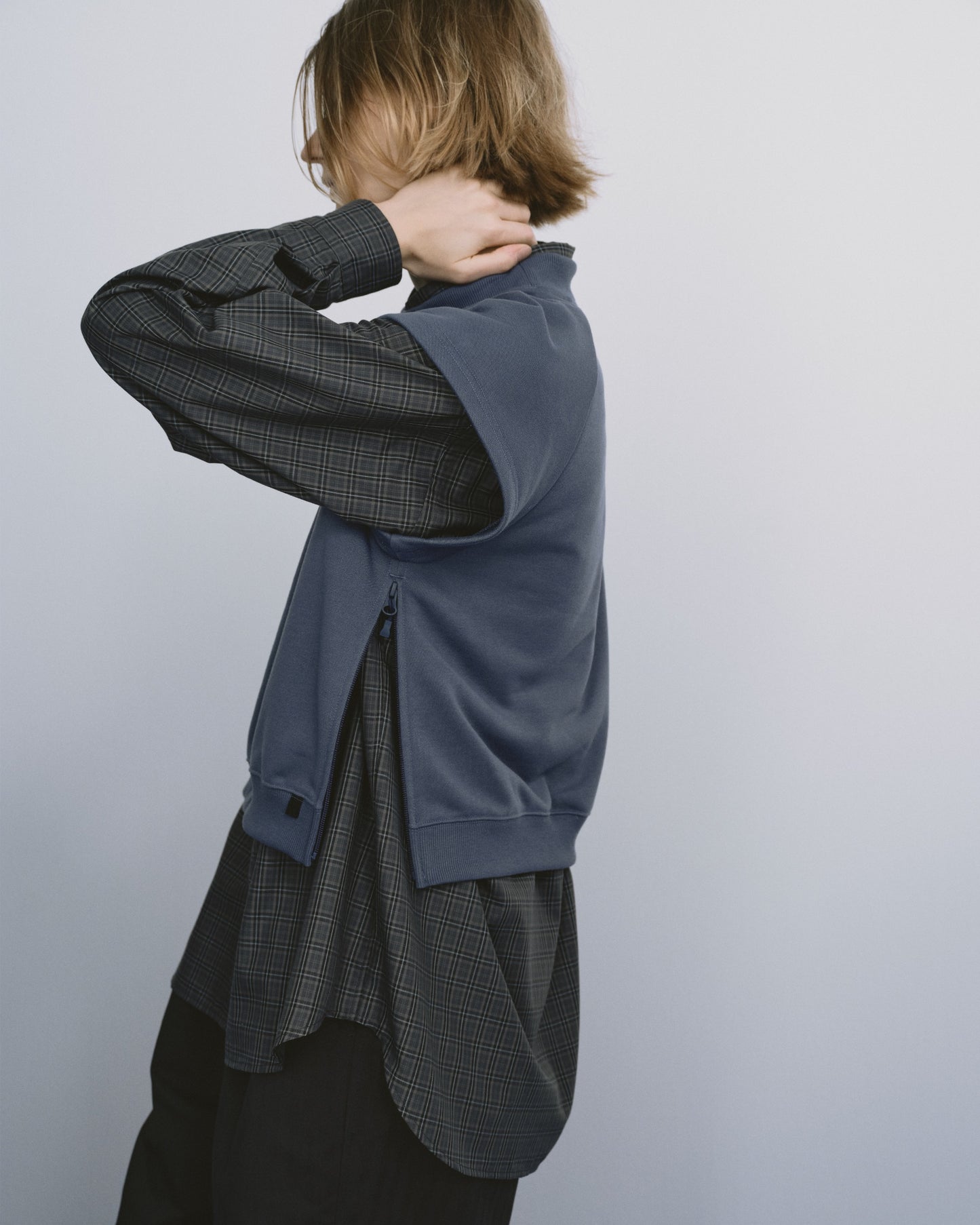 W's TECH BUTTON DOWN SHIRT L/S GREN PLAID